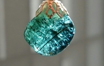 Blauwe toermalijn (hanger)