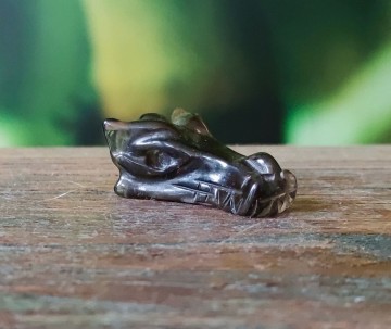 Drakenschedel mini rookkwarts donker 1