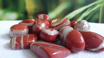 Rode Jaspis regenboog