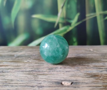 Groene fluoriet bol a