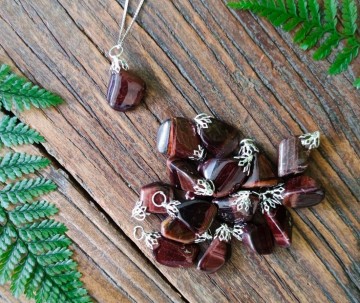 Rode tijgroog hangers