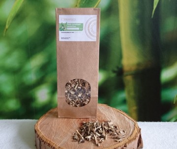 Roze zonnehoed wortel thee