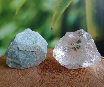 Waterkristal set aventurijn bergkristal